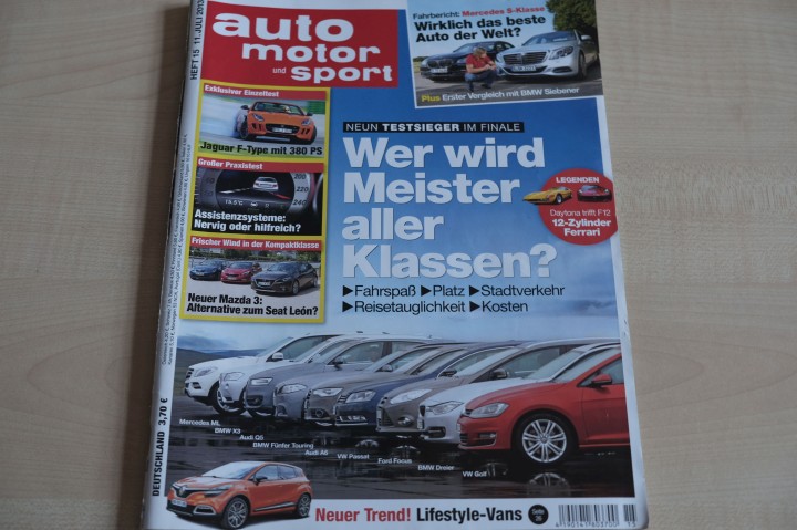 Deckblatt Auto Motor und Sport (15/2013)
